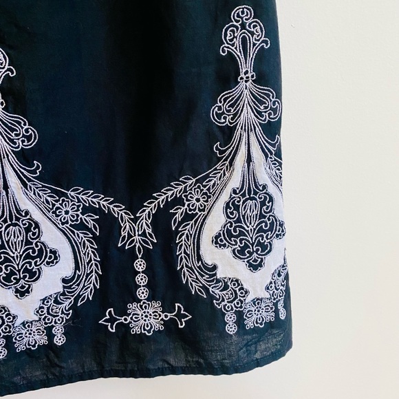 Embroidered Spaghetti Strap Dress - Picture 3 of 10